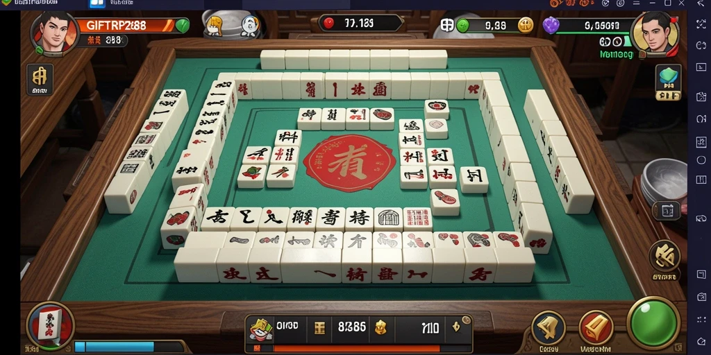 Tampilan menarik dari gameplay Mahjong di GIFTRP288.