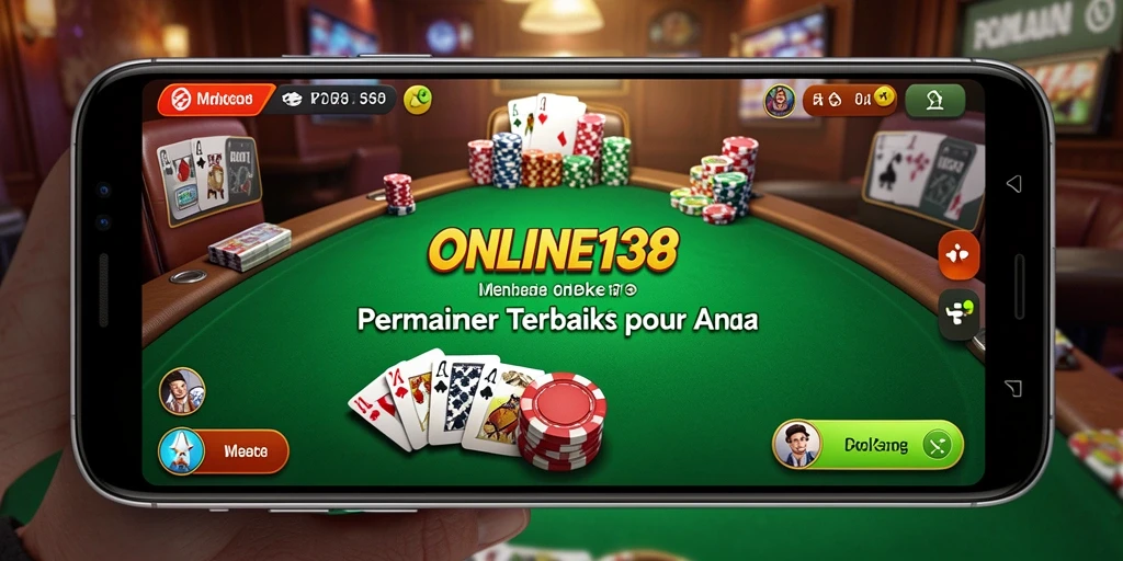 Screenshot utama ONLINE138 menampilkan pemain seru dalam permainan Poker.