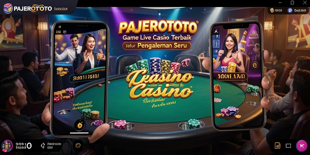 Tampilan menarik dari gameplay PAJEROTOTO Live Casino.