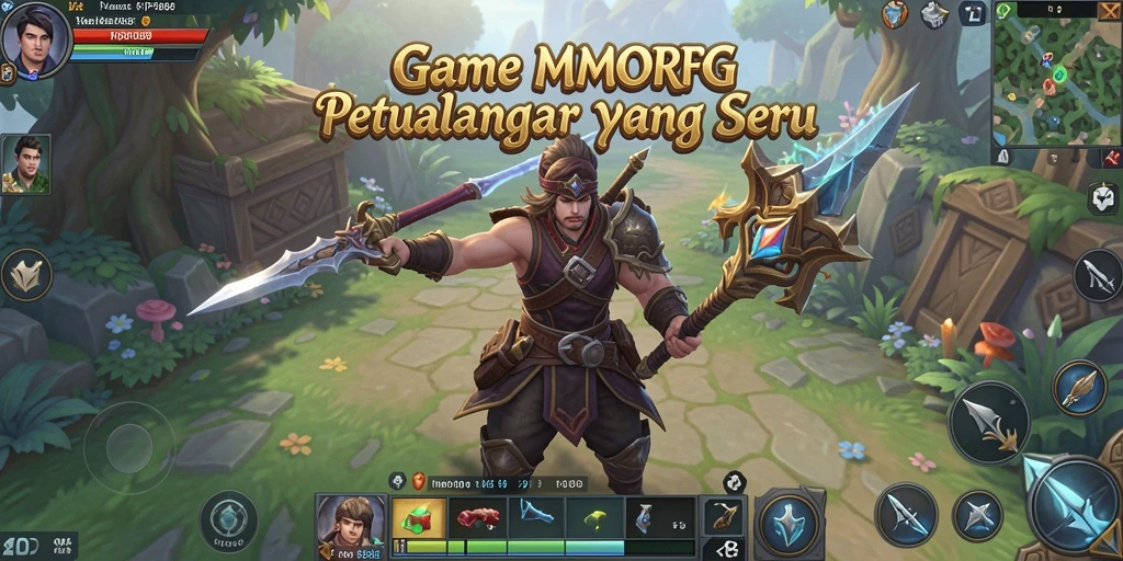 Screeshot gameplay RP888 menunjukkan aksi seru dalam dunia MMORPG.